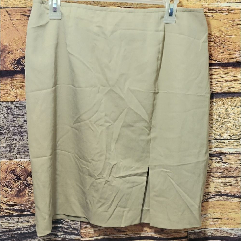 Tan Midi Skirt‎
